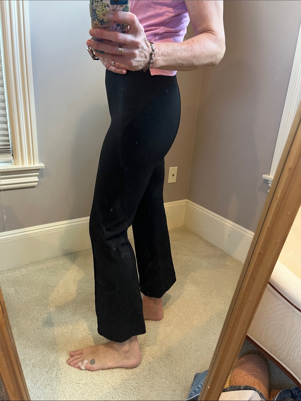 Maeve The Margot Black Kick Flare Ponte Pants - Picture 7 of 7